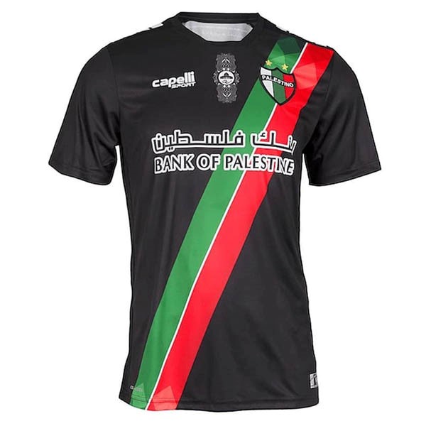 Heimtrikot Thailand CD Palestino 2021-2022 Schwarz Günstige Fußballtrikots